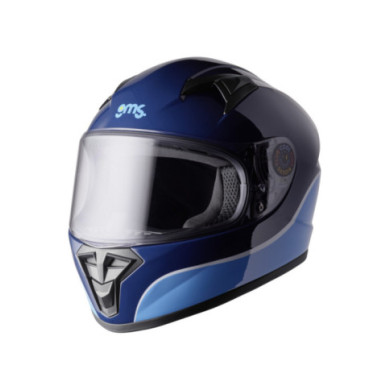 gms Casque Intégral BUZZER - KIDS CLUB (53 54) bleu-bleu clair