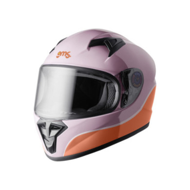 gms Casque Intégral BUZZER - KIDS CLUB (53 54) pink-orange