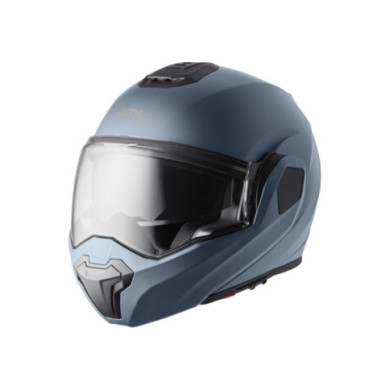 gms Flipbackhelm FLIPPO satin blau-grau