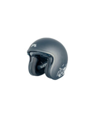 gms Casque Jet Ride in Italy noir-blanc