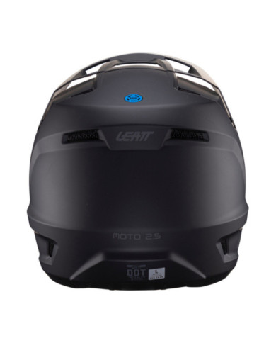 Leatt Helmet Moto 2.5 V24 Stealth L schwarz-grau