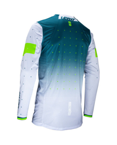 Leatt Jersey Moto 4.5 Lite Acid Fuel weiss-grün-lime