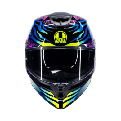 AGV Casque intégral K5 Viverna bleu-violet-jaune
