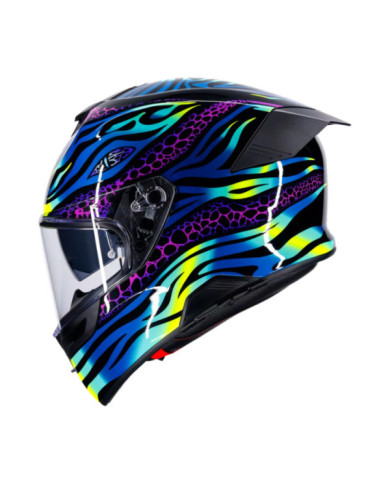 AGV Integralhelm K5 Viverna blau-violet-gelb