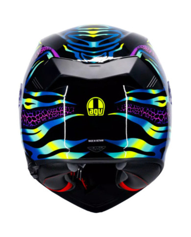 AGV Casque intégral K5 Viverna bleu-violet-jaune