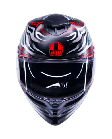 AGV Casque intégral K5 Viverna noir-mat-gris-rouge