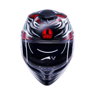 AGV Casque intégral K5 Viverna noir-mat-gris-rouge