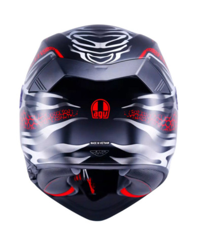 AGV Casque intégral K5 Viverna noir-mat-gris-rouge
