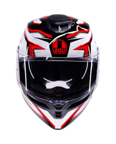 AGV Integralhelm K5 Zenithar schwarz-weiss-rot