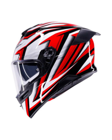 AGV Integralhelm K5 Zenithar schwarz-weiss-rot