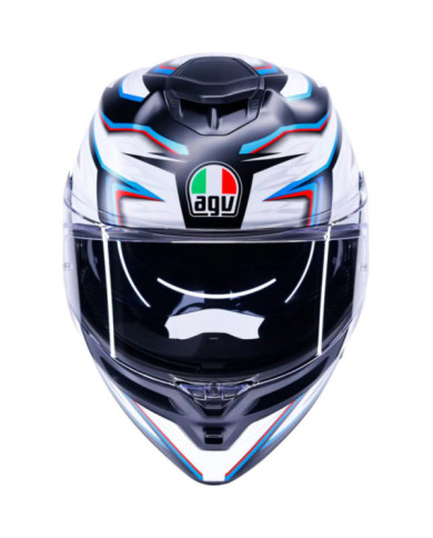 AGV Casque intégral K5 Zenithar noir-mat-blanc-bleu