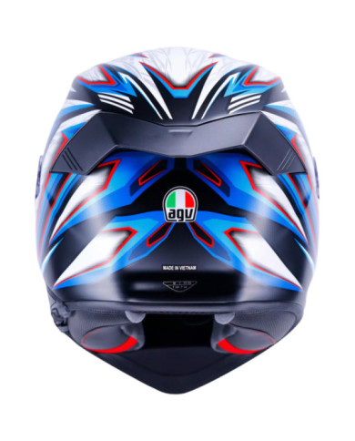 AGV Casque intégral K5 Zenithar noir-mat-blanc-bleu