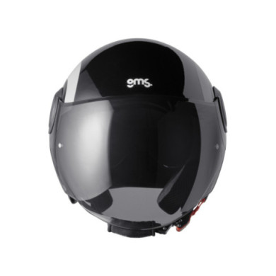 gms Casque ouvert Art.Code.E1 noir-gris clair gris
