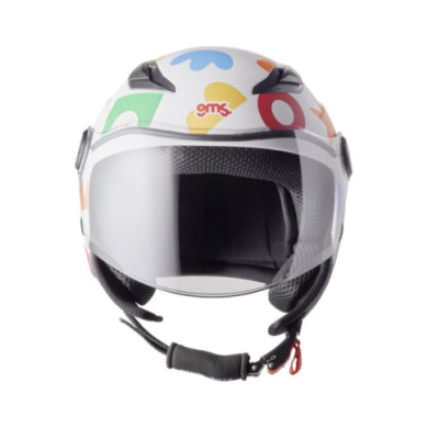gms Jethelm BUZZ GO - KIDS CLUB matt blau-orange