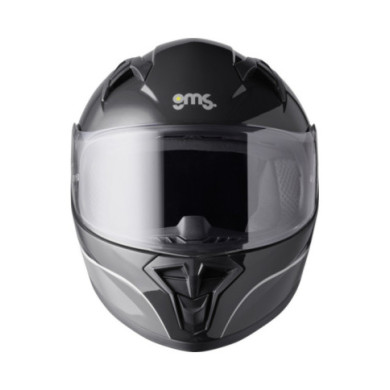 gms Integralhelm BUZZER - KIDS CLUB schwarz-grau
