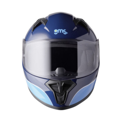 gms Casque Intégral BUZZER - KIDS CLUB (53 54) bleu-bleu clair