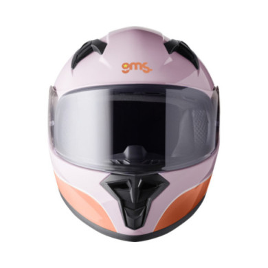 gms Casque Intégral BUZZER - KIDS CLUB (53 54) pink-orange