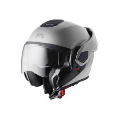 gms Flipbackhelm FLIPPO satin hell-grau