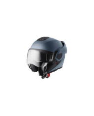 gms Casque rabattable FLIPPO bleu-gris satiné