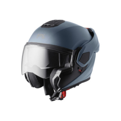 gms Flipbackhelm FLIPPO satin blau-grau
