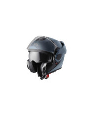 gms Casque rabattable FLIPPO bleu-gris satiné
