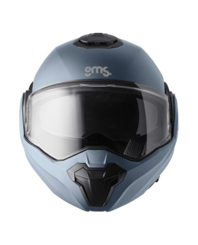 gms Casque rabattable FLIPPO bleu-gris satiné