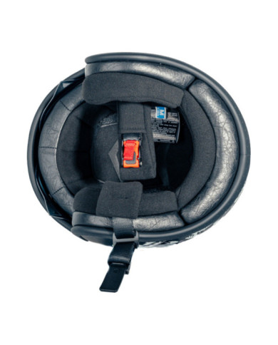 gms Casque Jet Ride in Italy noir-blanc